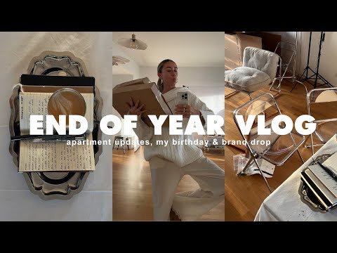 last vlog of 2025; apartment updates, crocheting & my bday 🦢