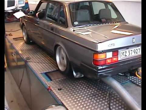 volvo 240 GLT Turbo dynorun