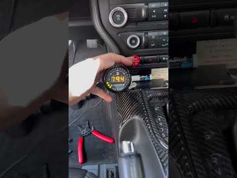 E85 gauge works! Now I can always see the ethanol content