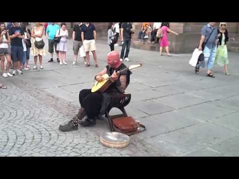 Luc Arbogast, street Performer in Strasbourg, France, has amazing vocal talent.