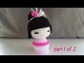 (crochet - part 1 of 2) How To Crochet a Kokeshi ...