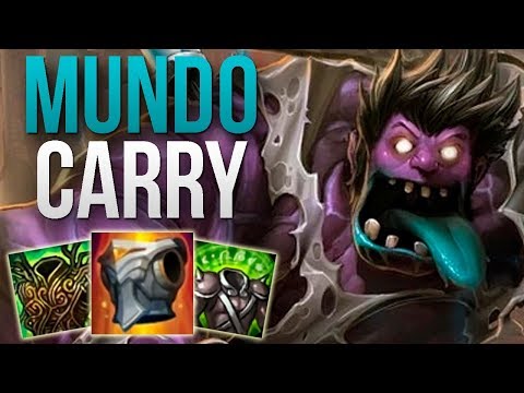 INSANE CHALLENGER MUNDO JUNGLE SOLO CARRY | CHALLENGER DR. MUNDO JUNGLE GAMEPLAY | Patch 9.17 S9