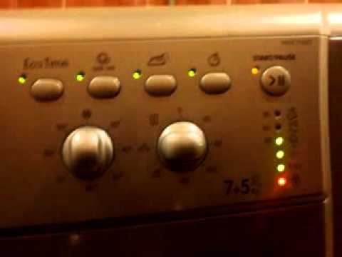 INDESIT WASHING MACHINE ERROR CODE F15