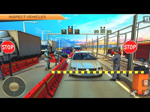 Border Police Game: Patrol Duty Police  check Car Simulator - Android GamePlay. #1