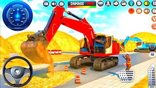 Railroad Builder Simulator 3D - Highway Excavator Construction JCB - Android GamePlay