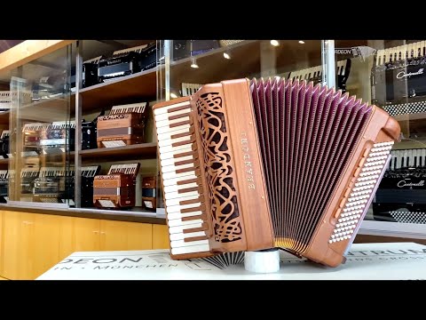 06. Brandoni 147 W LI Mahagoni KLINGENDE ADVENTSKALENDER Akkordeon/Accordion