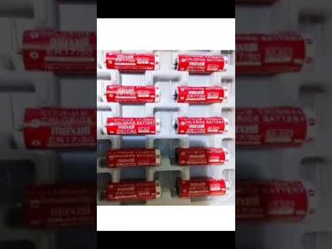 Maxell ER 17/50 3.6V 2750mAh brown 2 pin connector