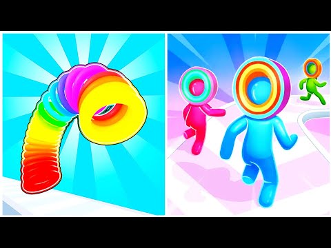 "Slinky Hop vs Layer Man 🔥 Ultimate 3D Game Battle & Max Levels!"Ep12