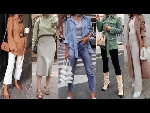 ESTILOSOS Y ELEGANTES CONJUNTOSY COMBINACIONES DE ROPA PARA VESTIR ESTE OTOÑO INVIERNO