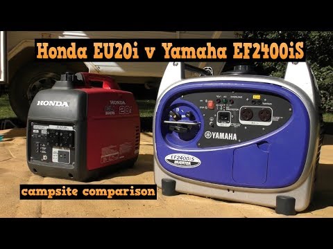 Inverter Generators Honda EU20i v Yamaha EF2400iS