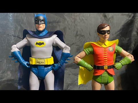 DC Batman Classic TV Series Batman & Robin Action Figure Reviews!