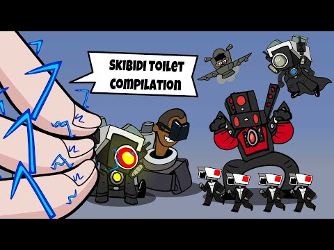 Anime Chibi Skibidi Toilet VS Finger Animation COMPILATION