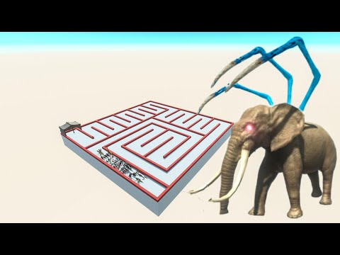 All Unit Escape From Alien Elephant - Last Survivor - Animal Revolt Battle Simulator