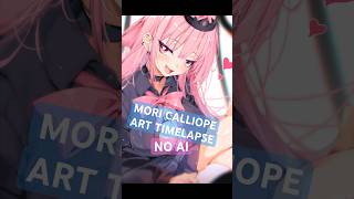 Reaper Is Also Cute Too! No Ai Used #art #worldcup  #animeart  #hololive #hololiveenglish
