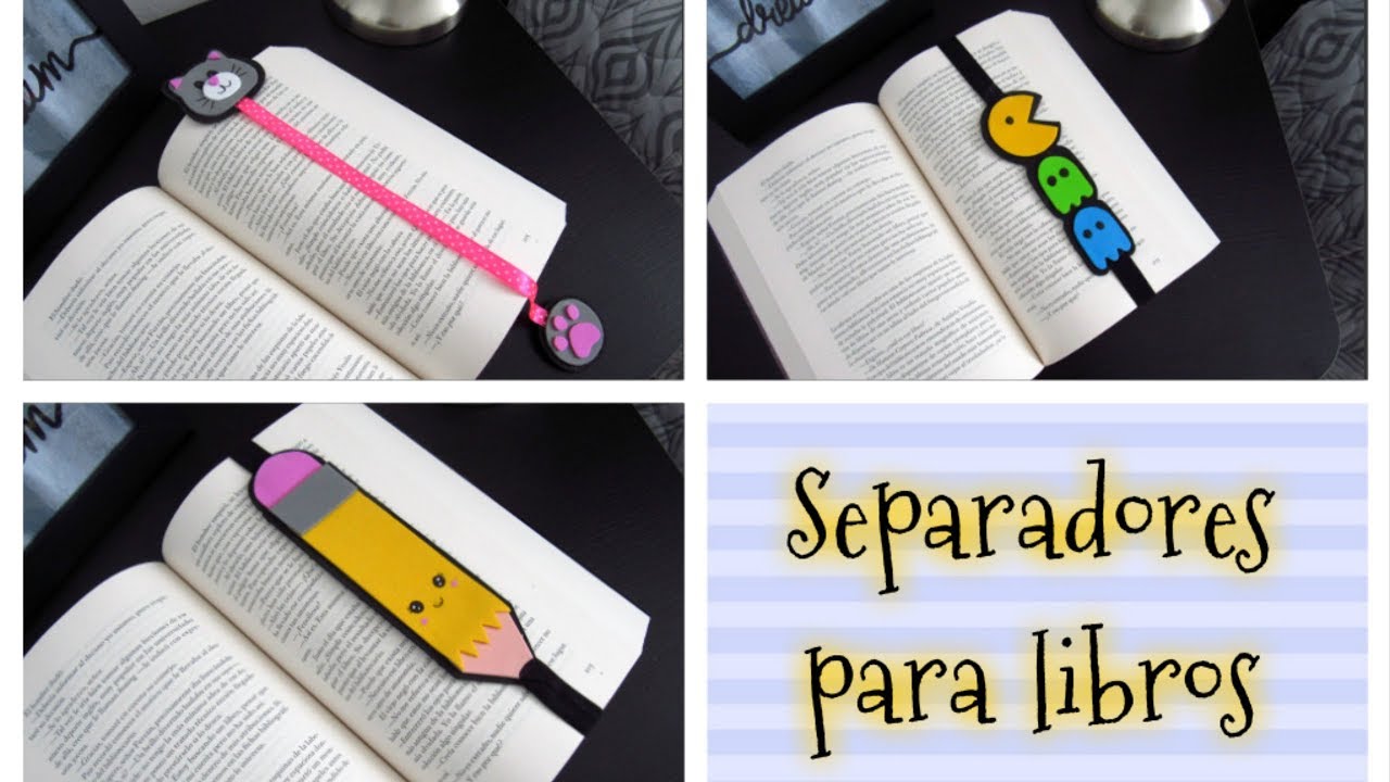 DIY// Cómo hacer separadores para libros o marca páginas fácil y rápido