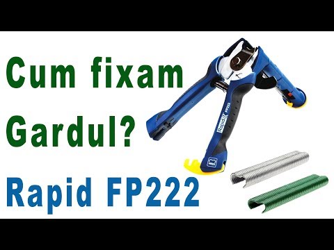 Cum fixam gardul / Cleste de gradina / Fixare