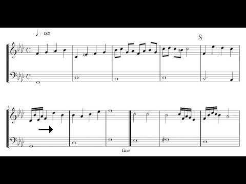 Minute Lesson #8: D.S. al Fine, Segno, & Fine