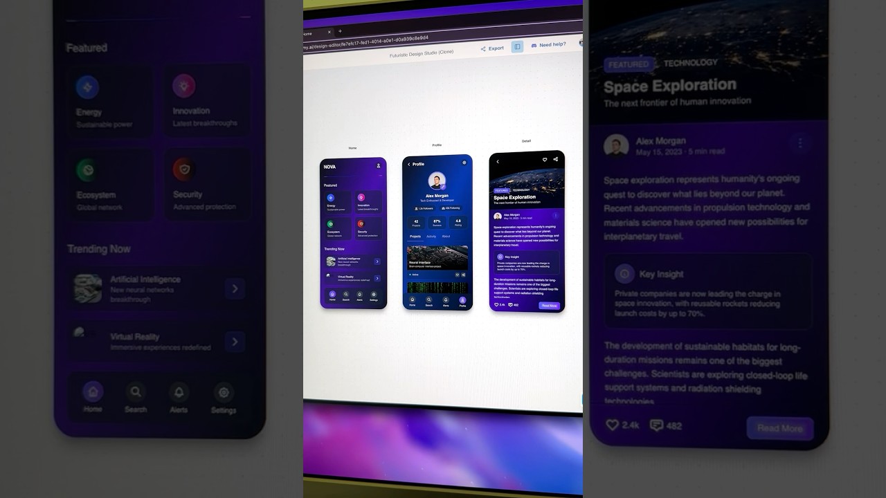 Design almost any mobile apps #uidesign #userinterfacedesign #design