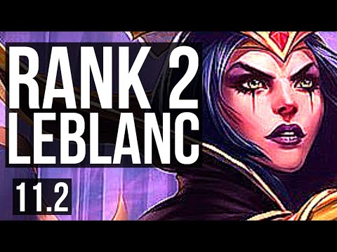 LEBLANC vs ZOE (MID) | Rank 2 LeBlanc, 6/1/7, Dominating, Rank 19 | KR Challenger | v11.2