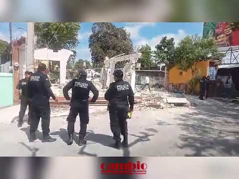 DERRUMBE EN SAN ANTONIO CINTA DEJA DOS LESIONADOS