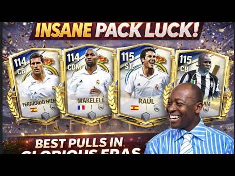 INSANE PACK LUCK 😱 | BEST PULLS IN GLORIOUS ERAS 🔥 FC MOBILE
