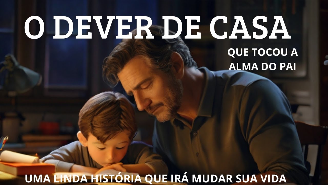 O DEVER DE CASA QUE TOCOU A ALMA DO PAI - LINDA HITÓRIA QUE IRÁ TE SURPREENDER
