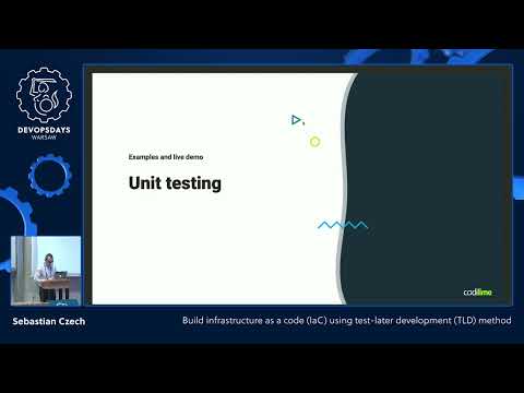 DevOpsDays Warsaw 2022 - Sebastian Czech - Build infrastructure as a code (IaC) using test-later...