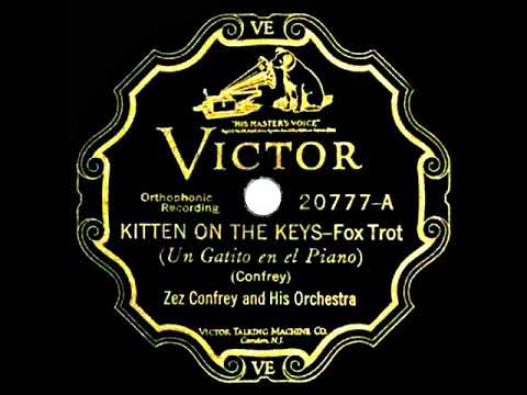 1927 Zez Confrey - Kitten On The Keys (Victor Electrical--with orchestra)