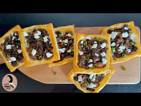 Mushroom Puff Tarts | Dinner Party Ideas