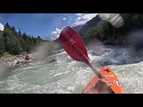 Kayak in Isel, Kataract, 12/8/2023. Livello 260 cm, class IV