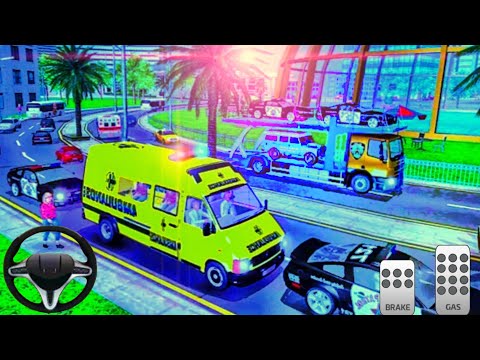 Ambulance Rescue Driver Simulator - Offroad Emergency Hero Van Drive - Android GamePlay