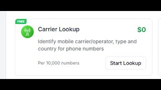 Free Carrier Lookup: Check Phone Carrier, Type & Country 运营商查询教学视频