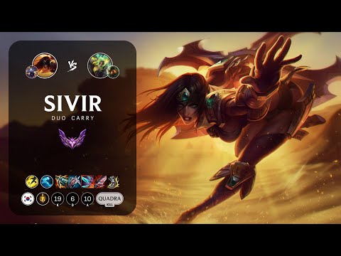 Sivir ADC vs Zeri - KR Master Patch 13.10