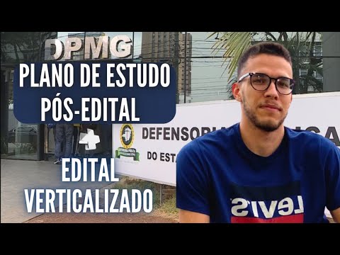Plano de Estudos DPE MG Servidores - Técnico da Defensoria