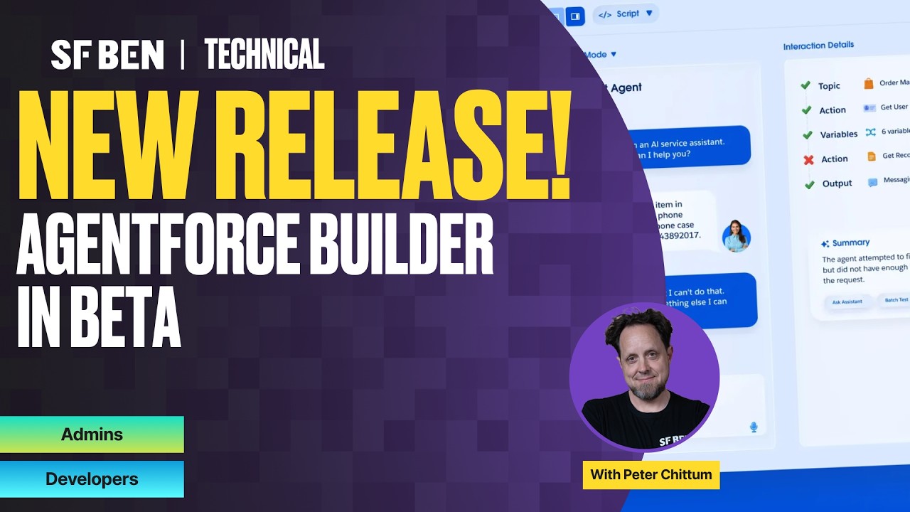 New AGENTFORCE BUILDER Released in Beta!
