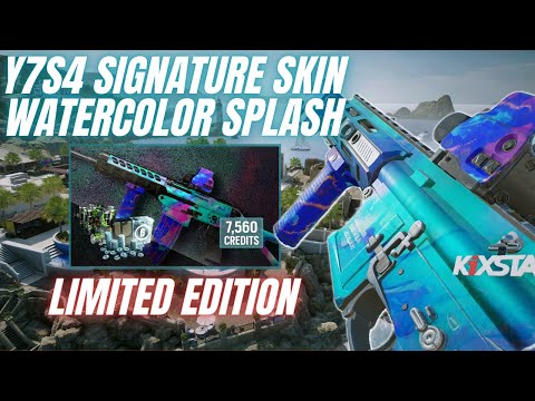 Y7S4 - Limited Edition Watercolour Splash Weapon & Attachment Skin #rainbowsixsiege #solarraid
