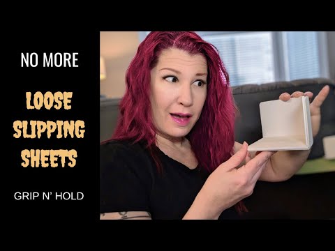 HOW TO HOLD BED SHEETS IN PLACE // New Easy Fitted Sheet Hack!