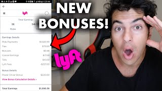 Lyft Launches New Bonuses For Drivers!!