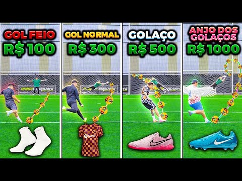 GOL FEIO, GOL NORMAL, GOLAÇO E ANJO DOS GOLAÇOS!! (VALENDO PRODUTOS NA NIKE 🤑)