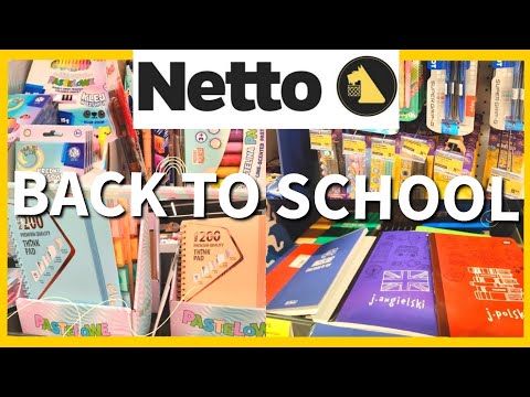 BACK TO SCHOOL ‼️NETTO  📚Artykuły akcesoria szkolne 📚Wyprawka do szkoły ‼️ Przegląd sklepów i półek