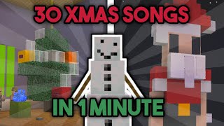 Download lagu 30 Christmas Songs in 1 minute but in Minecraft | song by CG5 mp3