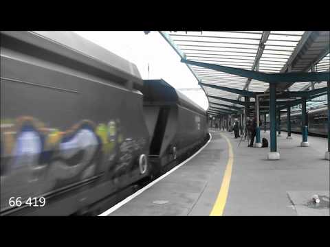 Freightliner Ex DRS 66419 Departs Carlisle on a Coal Train