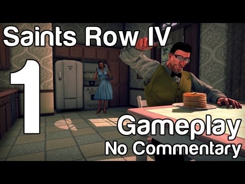 Saints Row 4 - Walkthrough Gameplay Part 1 - Intro Mission Character Creator - Main Quest (1080p)