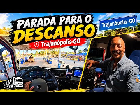 Passando por Padre Bernardo-GO / Parada para o pernoite 