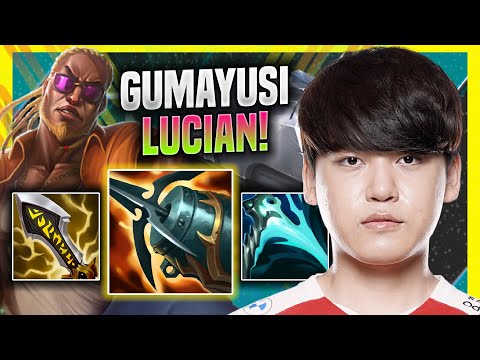 GUMAYUSI DESTROYING WITH LUCIAN! - T1 Gumayusi Plays Lucian Mid vs Tristana! | Season 11