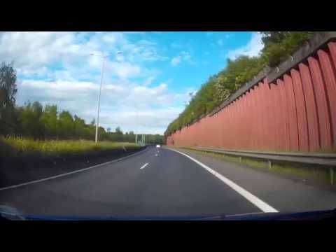 Dashcam: Fahrt vom Auchan Longwy zum Quick Howald - Luxembourg Stadt (32km - in Echtzeit)