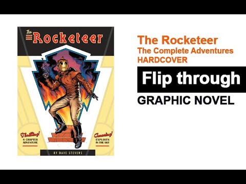 The Rocketeer The Complete Adventures HARDCOVER Graphic Novel Flip Through
