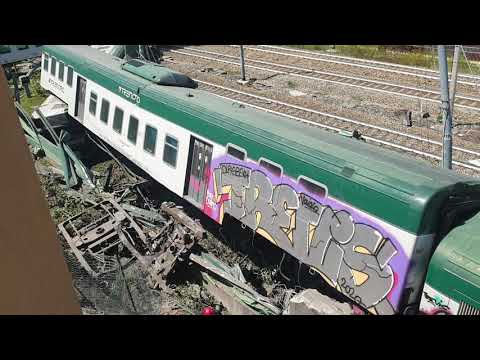 Treno deragliato a Carnate