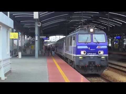 Stacja: KATOWICE - Odjazd Epoki-Juniora EP09-047 z EIC "KLIMCZOK" do Gdyni Głównej