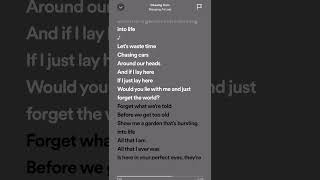 Chasing cars by sleeping at last #lyrics #spotify